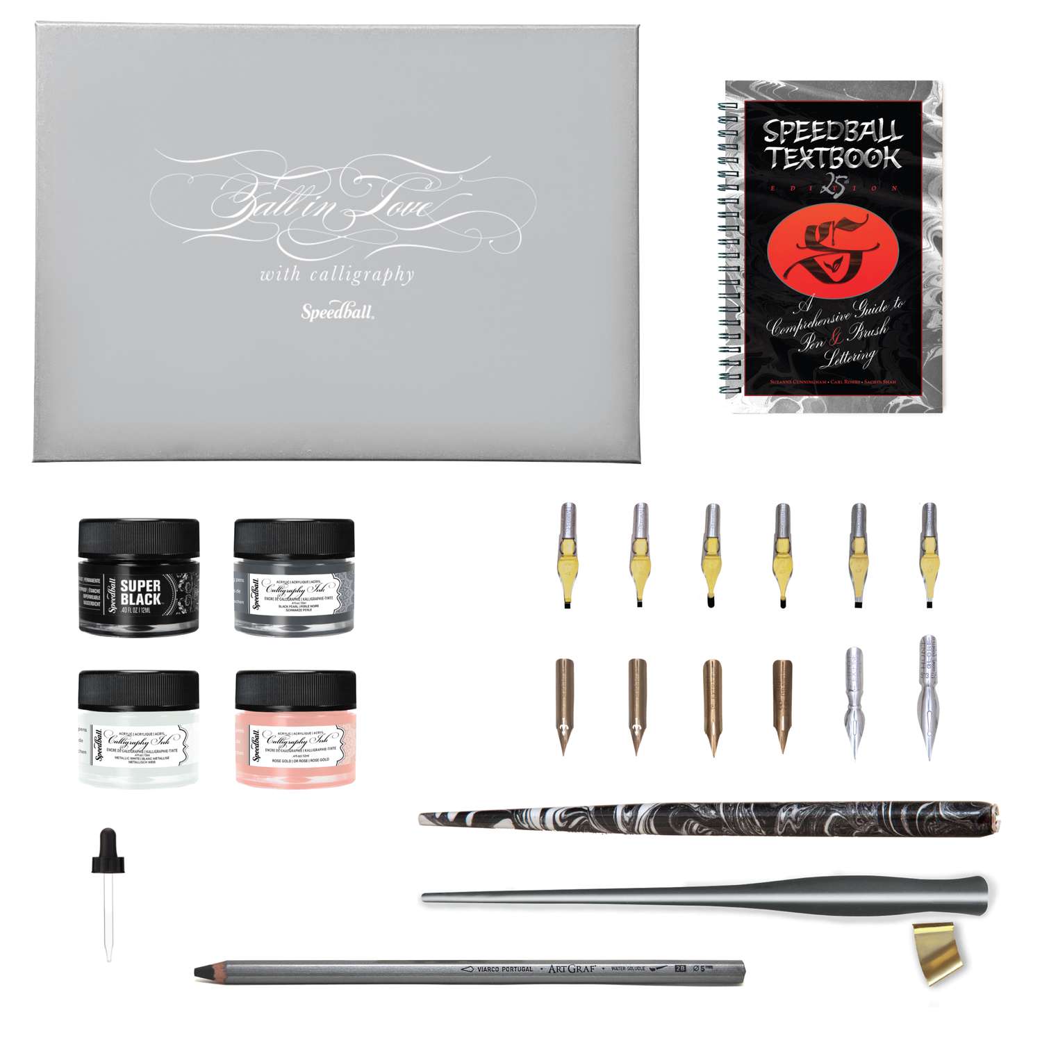 Speedball MODERN CALLIGRAPHY KIT 21 set Gerstaecker Belgie